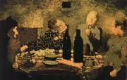 Edouard Vuillard A meal Spain oil painting artist